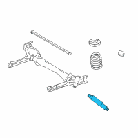 OEM 2004 Mercury Monterey Shock Diagram - 2F2Z-18125-B