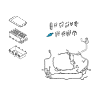 OEM 2009 Lincoln MKZ Main Fuse Diagram - F87Z-14526-AA