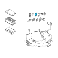 OEM Mercury Mariner Maxi Fuse Diagram - E9TZ-14526-E