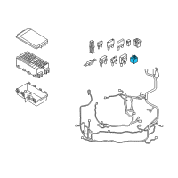 OEM 2010 Ford Focus Relay Diagram - 3S4Z-8B658-AB