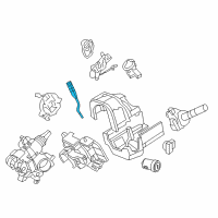 OEM 2012 Ford Expedition Shift Lever Diagram - 9L1Z-7210-BA