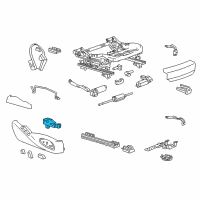 OEM 2014 Cadillac ELR Seat Switch Diagram - 22876854