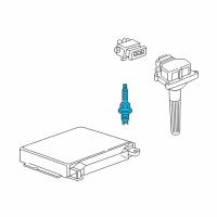 OEM BMW Alpina B7 Spark Plug Diagram - 12-12-0-035-747