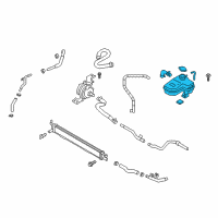 OEM Kia Reservoir Assembly-Radiator Diagram - 25430E6000