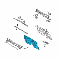 OEM 2007 Toyota Tundra Dash Panel Diagram - 55101-0C061