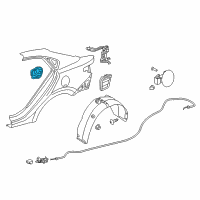 OEM 2020 Kia Rio Housing Assembly-Fuel Filler Diagram - 71531H9200