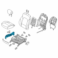 OEM Hyundai Shield Cover-Seat Passenger Outer Diagram - 88291-2W000-NBC