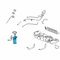 OEM 2012 GMC Yukon Fuel Pump Diagram - 19299717