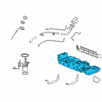 OEM Cadillac Escalade Tank Asm-Fuel Diagram - 20757344