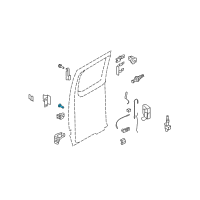 OEM 2010 Ford Explorer Lower Striker Bolt Diagram - -W710881-S900