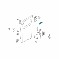 OEM 1997 Ford E-150 Econoline Door Ajar Switch Diagram - 6C2Z-13713-AA