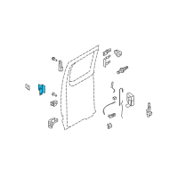 OEM 2000 Ford E-150 Econoline Upper Hinge Diagram - 6C2Z-1526800-B