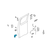 OEM 1995 Ford E-250 Econoline Check Arm Diagram - F3UZ-1527204-A