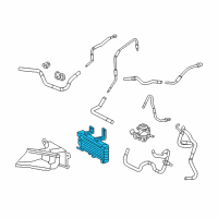 OEM 2017 Lexus RX450h Cooler Assy, Oil Diagram - 32910-0E030