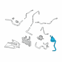 OEM 2016 Lexus RX450h Hose, Motor Cooling Diagram - G1272-0E030