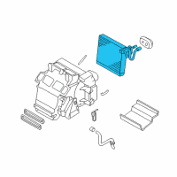 OEM Infiniti FX35 Evaporator Assy-Cooler Diagram - 27280-AM60C