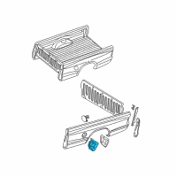 OEM Dodge Dakota Shield-Splash Diagram - 55359515AC