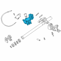 OEM 1999 BMW 323is Interlock Steering Lock Diagram - 32-32-1-095-826