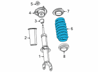 OEM Jeep Grand Wagoneer Suspension Diagram - 68423428AA