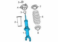 OEM 2022 Jeep Grand Wagoneer SUSPENSION Diagram - 68423231AB