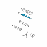 OEM Oldsmobile Bravada Joint Kit, Front Wheel Drive Shaft C/V Diagram - 26055391