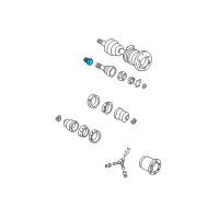 OEM 1996 GMC Jimmy Retainer-Rear Wheel Spindle Nut Diagram - 562248