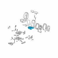 OEM 2009 Cadillac Escalade Pad-Driver Seat Cushion Diagram - 25789849