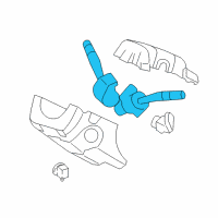 OEM Ford Escape Combo Switch Diagram - 5L8Z-13K359-AB