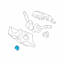 OEM 2005 Mercury Mariner Cylinder & Keys Diagram - 5L8Z-11582-B