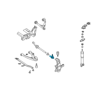 OEM 2008 Cadillac XLR Tie Rod Diagram - 88964323