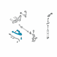 OEM Cadillac XLR Lower Control Arm Diagram - 20799879