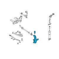 OEM 2012 Chevrolet Corvette Knuckle Diagram - 88965638