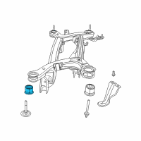 OEM 2008 Dodge Avenger ISOLATOR-CROSSMEMBER Diagram - 5085562AD