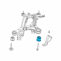 OEM 2014 Chrysler 200 ISOLATOR-CROSSMEMBER Diagram - 5171208AA