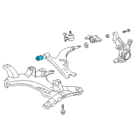 OEM Toyota RAV4 Bushings Diagram - 48654-42020