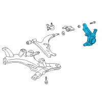 OEM 1997 Toyota RAV4 Knuckle Diagram - 43211-42010