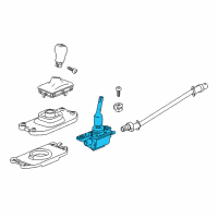 OEM 2010 Chevrolet Corvette Shifter Diagram - 24279574