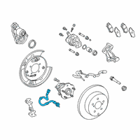 OEM Lexus RX450hL Hose, Flexible Diagram - 90947-A2099