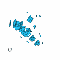 OEM 2003 Nissan Xterra Blower Assy-Front Diagram - 27200-9Z100
