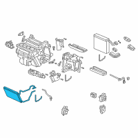 OEM Honda Accord Core Sub-Assembly, Heater Diagram - 79115-SDA-A01