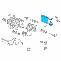 OEM Honda Accord Evaporator Diagram - 80211-SDA-A01