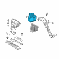 OEM 2012 Hyundai Genesis Coupe Cover-Air Cleaner Diagram - 28111-2M000