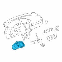 OEM 2015 Chevrolet Captiva Sport Cluster Diagram - 23209120