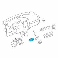 OEM 2013 Chevrolet Captiva Sport Headlamp Switch Diagram - 22816923