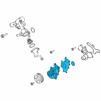 OEM Ford Transit-150 PUMP ASY - WATER Diagram - LK4Z-8501-A
