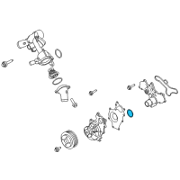 OEM 2022 Ford Police Interceptor Utility Water Pump O-Ring Diagram - BR3Z-8527-A