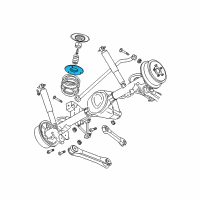 OEM 2003 Jeep Wrangler INSULATOR-Spring Diagram - 52087866