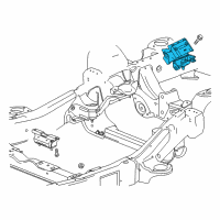 OEM 2018 Chevrolet Silverado 1500 Front Mount Diagram - 84175579