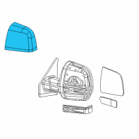 OEM Ram ProMaster City Cap-Mirror Diagram - 6TG39TZZAA