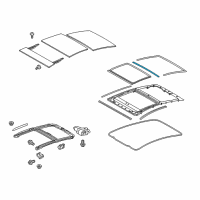 OEM 2013 Toyota Prius Weatherstrip Diagram - 63254-47010